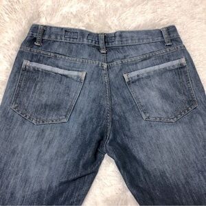 PD&C Slim Straight, Two Toned Pockets, Ultra Soft Lightweight Denim Jeans, 32X30